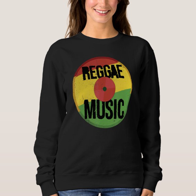 Sudadera Reggae Music Vinyl Records (Anverso)
