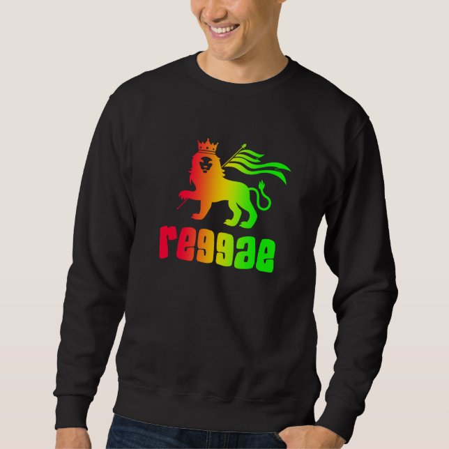 Sudadera Reggae Rasta Lion (Anverso)