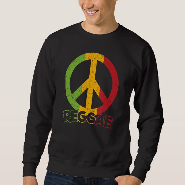 Sudadera Reggae Rastafari Rasta Jamaica Reggae Music 2 (Anverso)