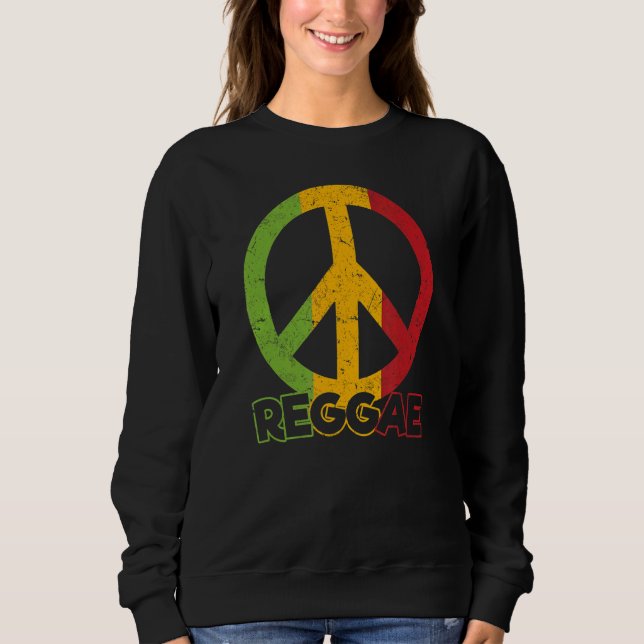 Sudadera Reggae Rastafari Rasta Jamaica Reggae Music 2 (Anverso)