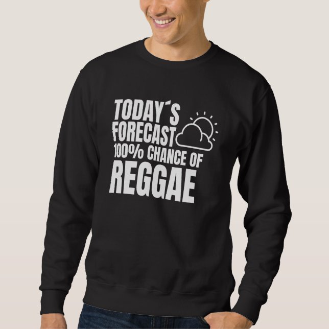 Sudadera Reggae saying rastafari jamaica reggae music (Anverso)