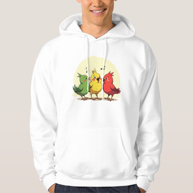 Sudadera Reggae Vibe Cartoon Birds (Anverso)
