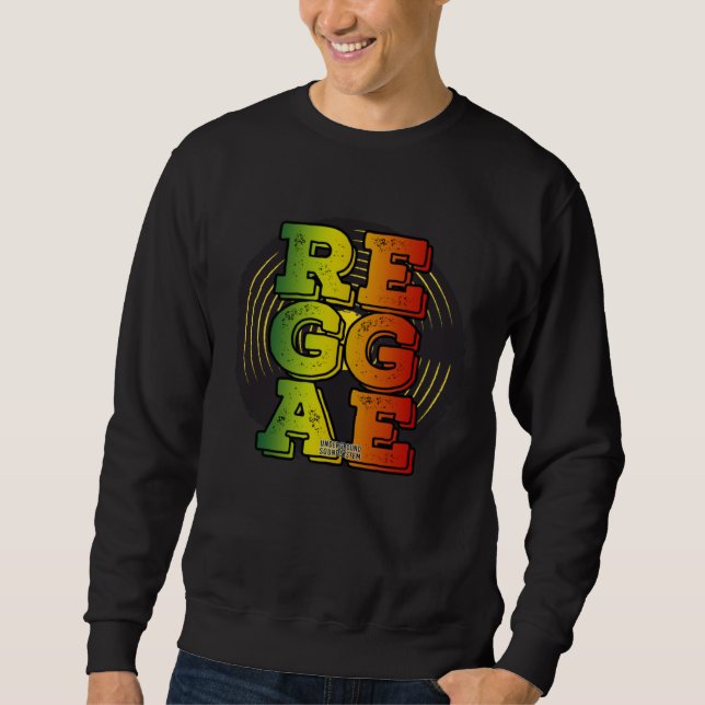 Sudadera Reggae Vinyl Rasta (Anverso)