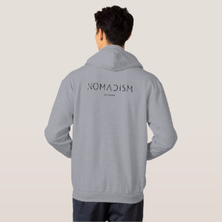 Sudadera Registros de Nomadismo con Capucha Logo Negro