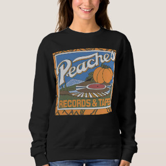 Sudadera Registros de Peaches Records y cintas