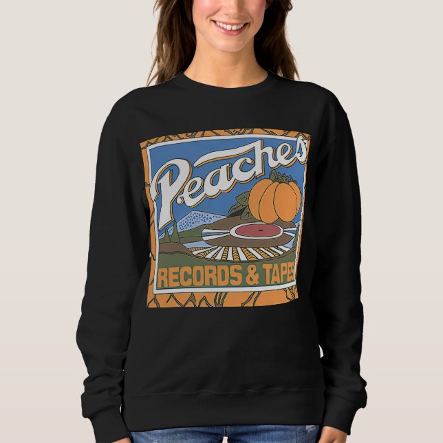 Sudadera Registros de Peaches Records y cintas (Anverso)
