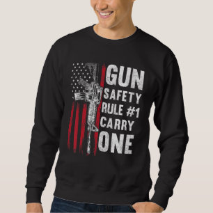 Sudadera Regla 1 Pro 2a enmienda AR 15 Americana
