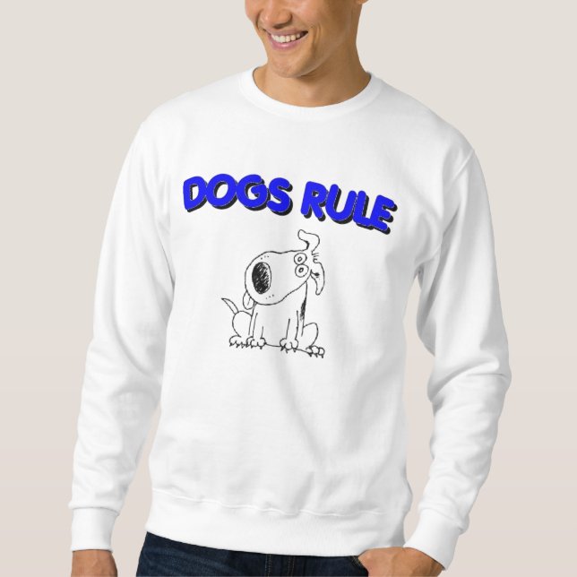 Sudadera regla de los perros (Anverso)