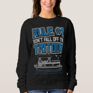 Sudadera Regla Número 1 No Te Caigas Del Capitán Del Barco