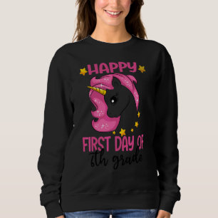 Sudadera Regreso a Clases Primer Día Profesor de 6to Grado 