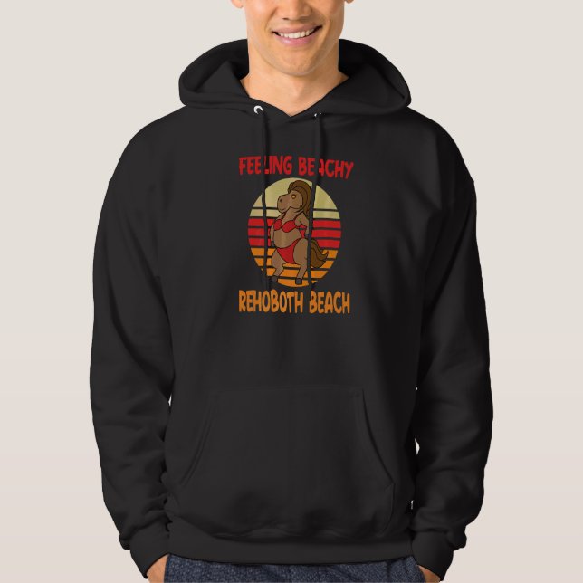Sudadera Rehoboth Beach Vacation Fun Horse (Anverso)