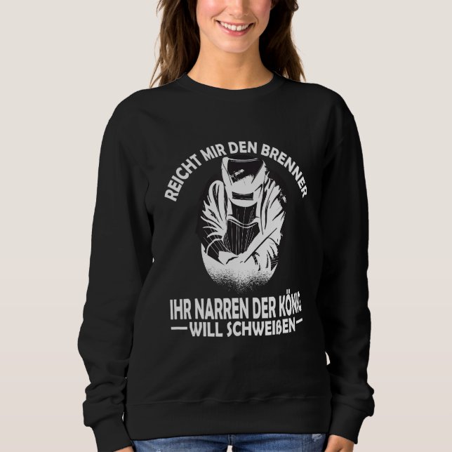 Sudadera Reich Mir den Burner der Welder Metal Construction (Anverso)