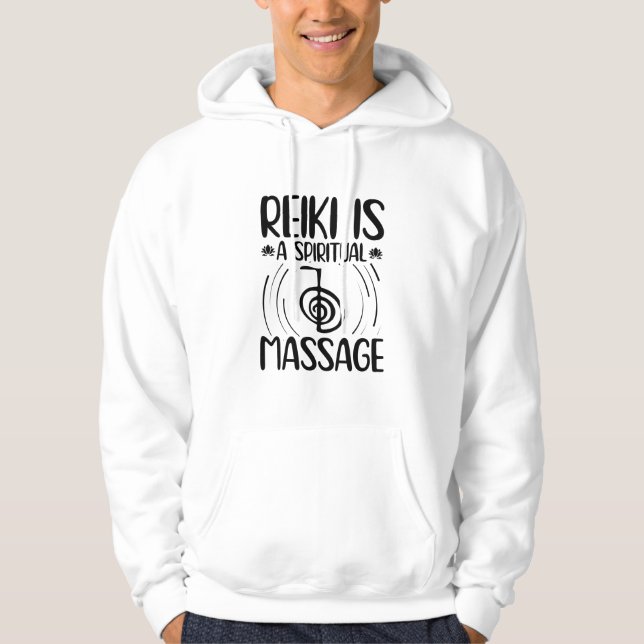 Sudadera Reiki Sayings | Regalos de Yoga Healing Energy Cha (Anverso)