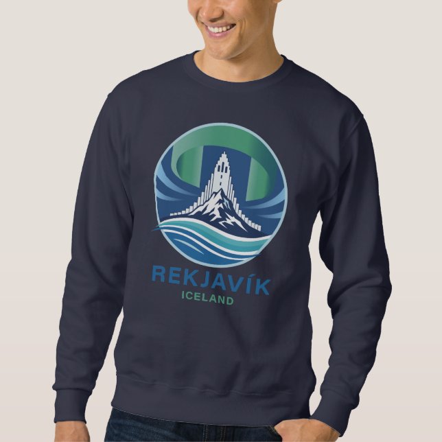 Sudadera Reikiavik Islandia Europa (Anverso)