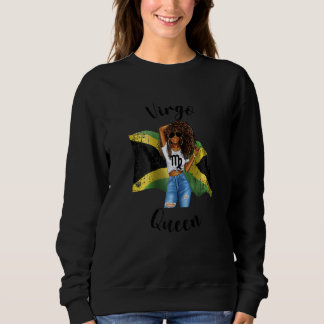 Sudadera Reina Afrojamaicana Virgo Mujer Jamaica Africana F