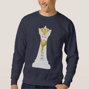 Sudadera Reina blanca