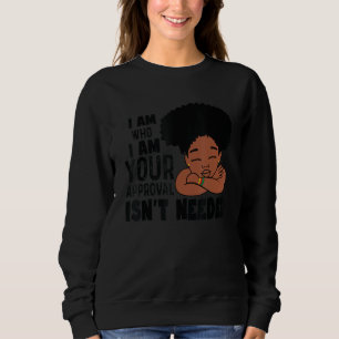 Sudadera Reina Chica Negra Dama Orgullo Negro Afro Historia