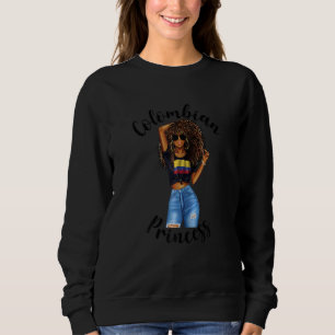 Sudadera Reina colombiana colombiana de bandera sudafricana