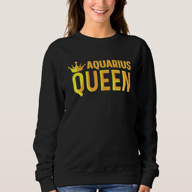Sudadera Reina de Acuario Liberada (Anverso)