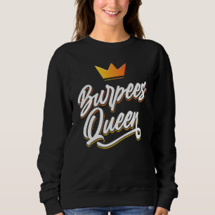 Sudadera Reina de Burpees Deporte Entrenamiento Fitness Ent