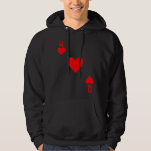 Sudadera Reina De Corazones Vestimenta La Baraja De Las Car