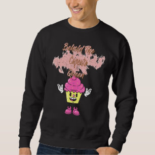 Sudadera Reina de Cupcake Panadera Humor Divertido Divertid