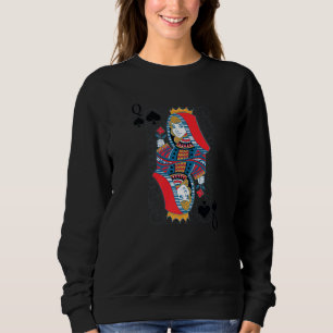 Sudadera Reina De Espadas Cóstulas Fáciles De Halloween Fre