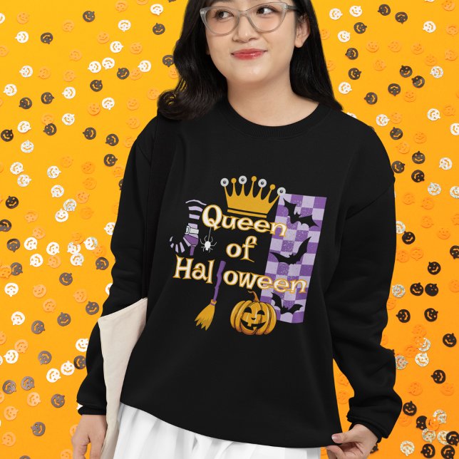 Sudadera Reina de Halloween (This item is for display purposes only to illustrate the design element. )