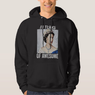 Sudadera Reina de Inglaterra 70 años de gloria