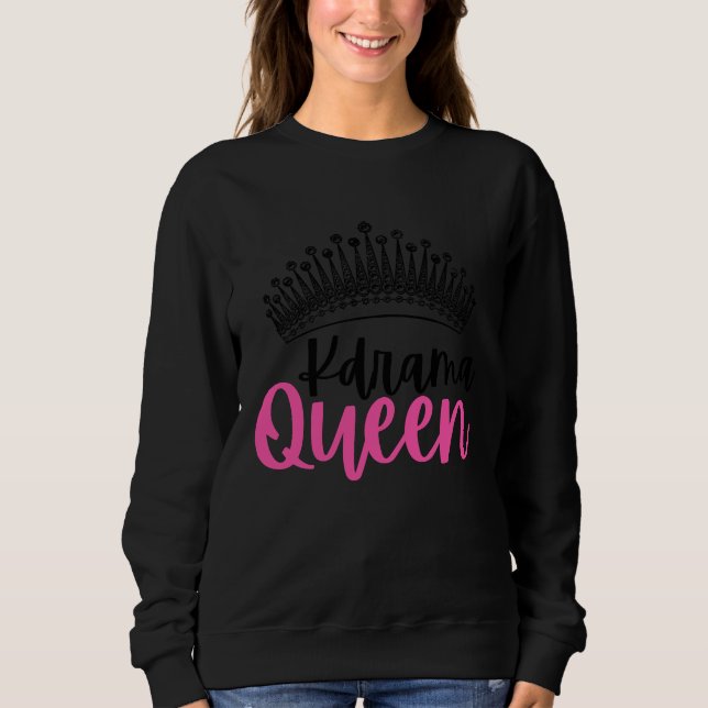 Sudadera Reina de Kdrama Drama Coreano Sassy (Anverso)