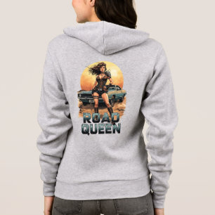 Sudadera Reina de la Carretera – Guerrera Pin-Up Post-Apoca