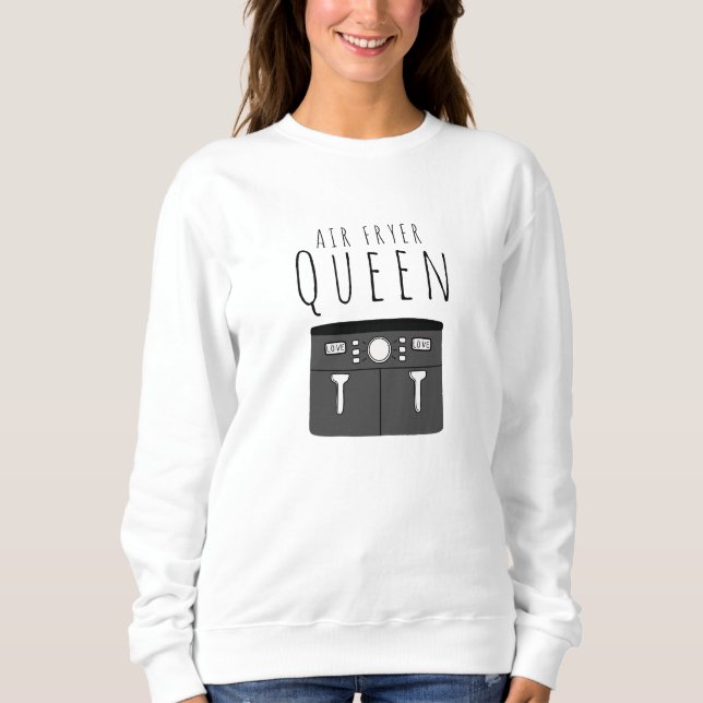 Sudadera Reina de la Freidora de Aire (Anverso)
