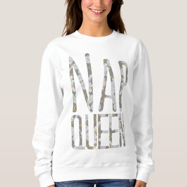 Sudadera Reina de la siesta (Anverso)