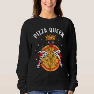 Sudadera Reina de pizza de Guay para mujeres Chicas Hawaiia