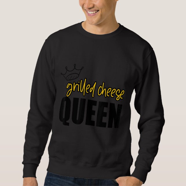 Sudadera Reina de queso a la parrilla (Anverso)
