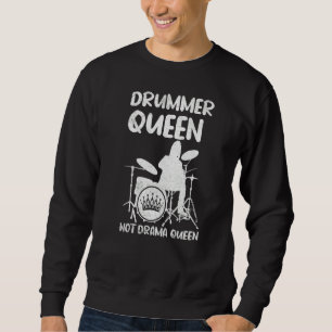Sudadera Reina de tambor musical no de drama