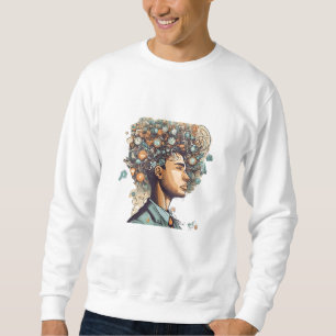 Sudadera Reina del Boho Afro - Artista colorido