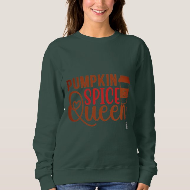 Sudadera Reina del Especias de Calabaza (Anverso)