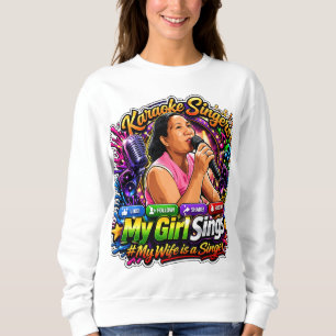 Sudadera Reina del Karaoke: La pegatina definitiva de "Mi c
