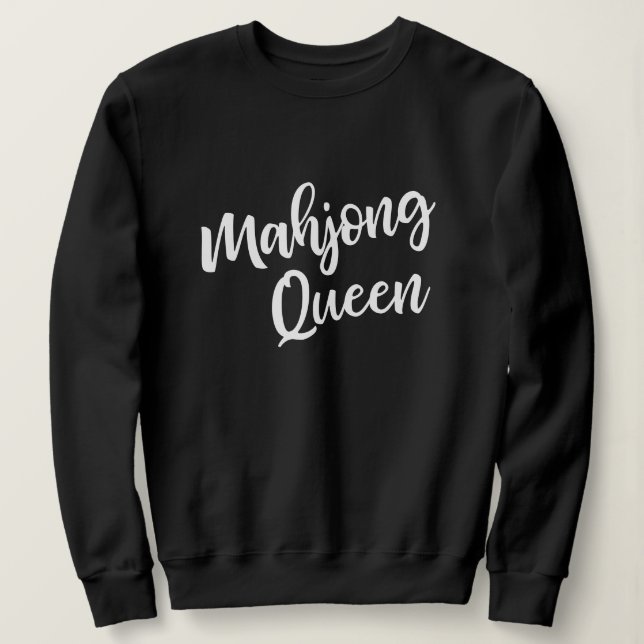 Sudadera Reina del Mahjong (Anverso del diseño)