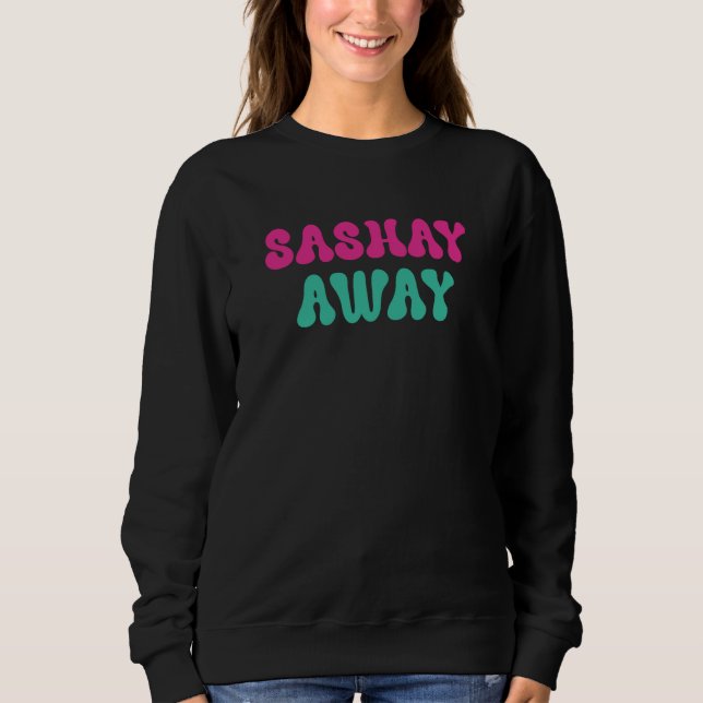 Sudadera Reina Drag Retro Aléjate (Anverso)