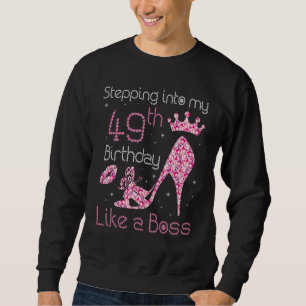 Sudadera Reina entrando a mi cumpleaños 49 como jefe B