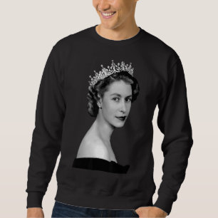Sudadera Reina Isabel II Reina de la Corona Británica