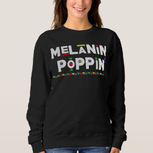 Sudadera Reina Melanin de las mujeres negras orgullo afroam