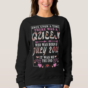 Sudadera Reina Nacida En Julio De 2002