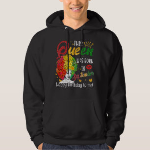 Sudadera Reina Nació En Septiembre Feliz Cumpleaños Para Mí