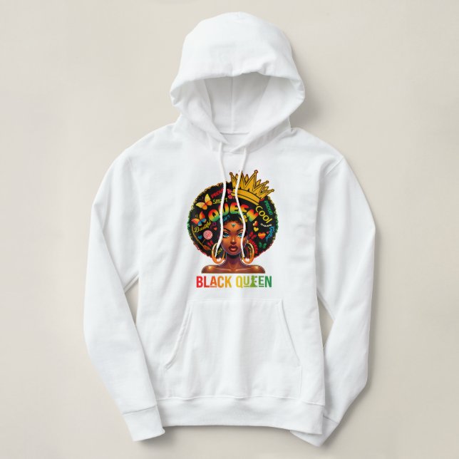 Sudadera Reina negra (Diseño del anverso)