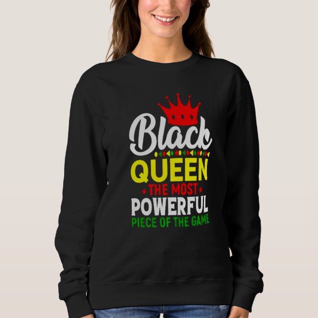 Sudadera Reina Negra La Pieza Más Poderosa Del Juego Af (Anverso)