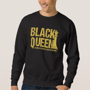 Sudadera Reina negra La pieza más poderosa Melanin Chica E