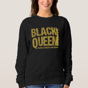 Sudadera Reina negra La pieza más poderosa Melanin Chica E